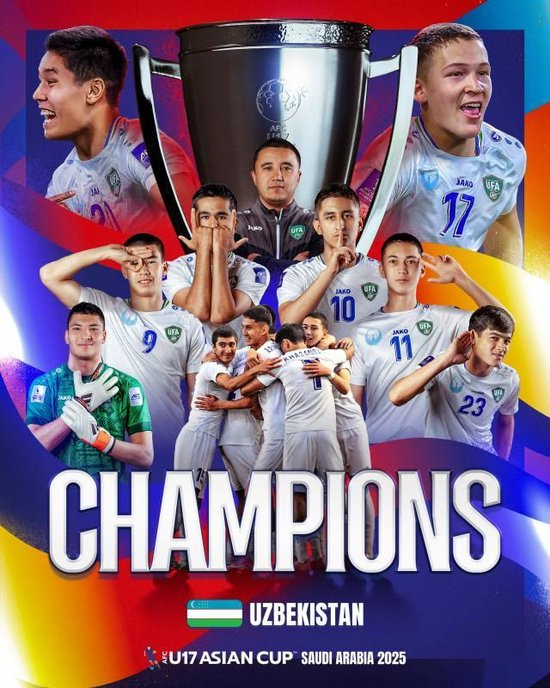 乌兹别克斯坦U17亚洲杯夺冠密码:早组队、多比赛 50+国际赛碾压中国10场